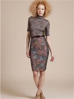 Byron Lars Multicolor knee length dress